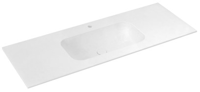 ARUBA umyvadlo, Rockstone, 140x51,5cm, bílá mat AR140-B1M