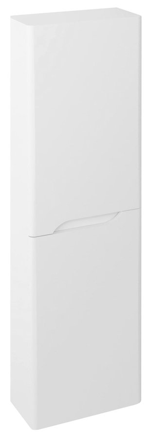 MEDIENA skříňka vysoká 40x140x20cm, 2x dvířka, levá/pravá, bílá mat/bílá mat MD450