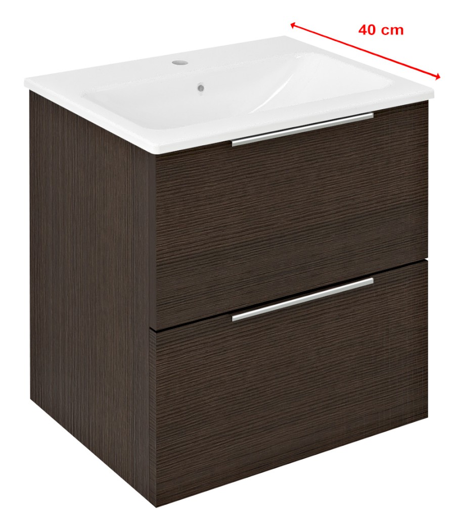 CIRASA umyvadlová skříňka 48x54x39cm, borovice rustik CR492-1616