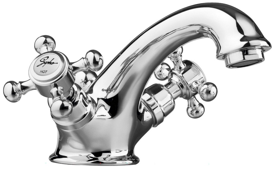 ANTEA stojánková umyvadlová baterie s výpustí, chrom 3171