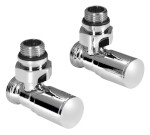 SC237C (56187) C-START připojovací sada ventilů ruční rohová, chrom SC237C