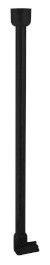 Podpora rohové sprchové tyče, černá 59611