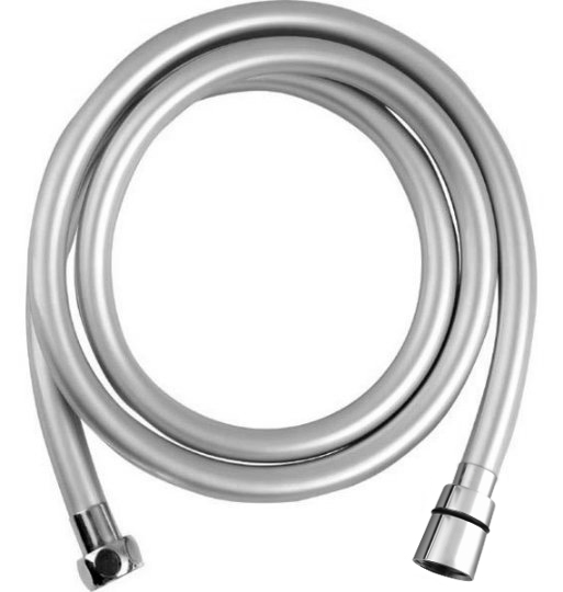 SOFTFLEX plastová sprchová hadice, 200cm, metalická stříbrná/chrom 1208-14