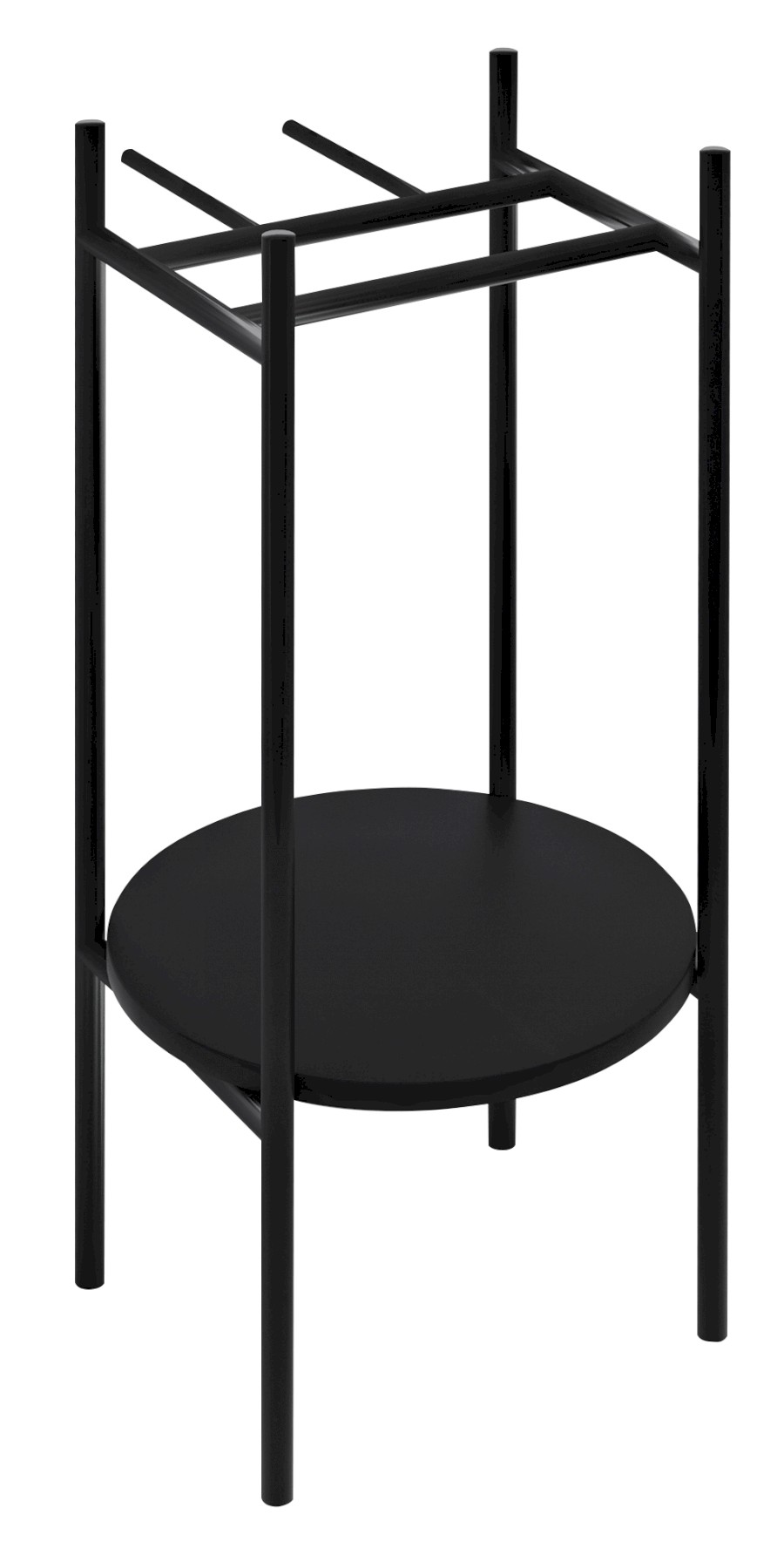 SKA380-2 (57323) PUNO podstavec pod kulatá umyvadla 375x830x448xmm, černá SKA380-2