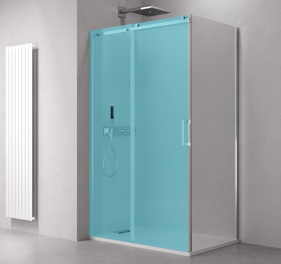 THRON boční stěna, 900 mm, čiré sklo TL3090