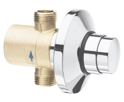 QUIK samouzavírací podomítkový sprchový ventil, chrom QK15051