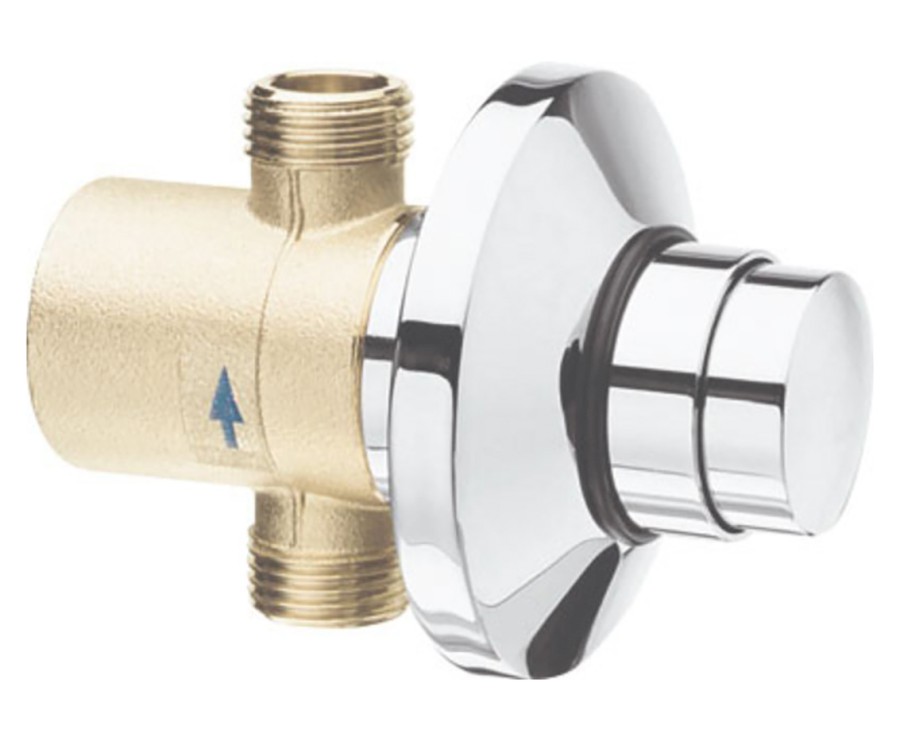 QK15051 (5244) QUIK samouzavírací podomítkový sprchový ventil, chrom QK15051