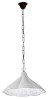LAMPEDUSA závěsné svítidlo E27, 60W, 230V, IP21, keramické stínítko 39cm, mosazný řetěz MC011C