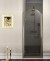 ANTIQUE sprchové dveře otočné, 900mm, levé, ČIRÉ sklo, bronz GQ1290LC