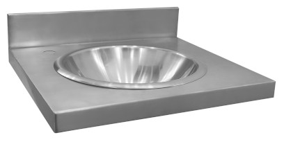 Závěsný pult s umyvadlem 550x254x550 mm, nerez mat 13071.1.S