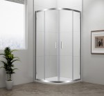 EASY čtvrtkruhová sprchová zástěna 800x800mm, L/R, čiré sklo EL2515