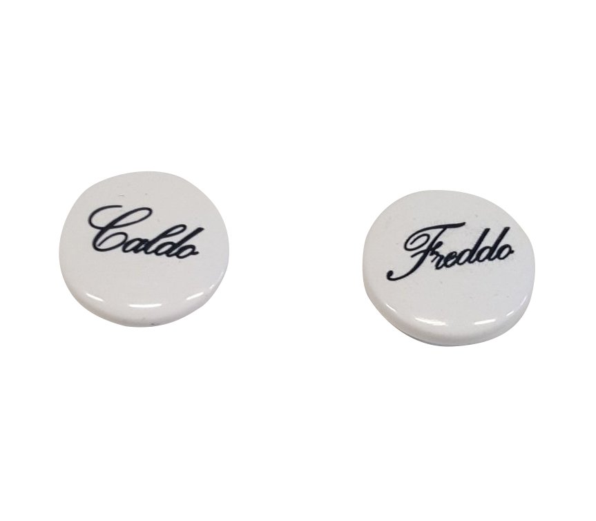 ANTEA označení teplé a studené vody, pár, IT (Caldo/Freddo) NDANTEA-CALDO+FREDDO