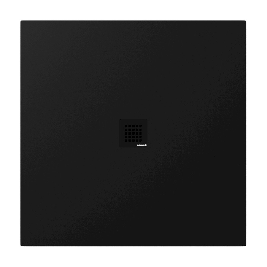 84301.21 (54975) TRENECA vanička z litého mramoru s možností úpravy rozměru, 100x100cm, černá mat 84301.21