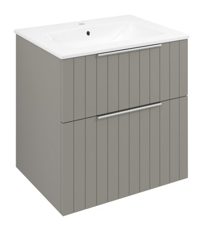 CIRASA umyvadlová skříňka 59,2x64x46cm, agila strip CR601-4343S