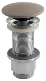 Umyvadlová výpust 5/4“, click-clack, betonová zátka, 10-80mm, písková mat FG914