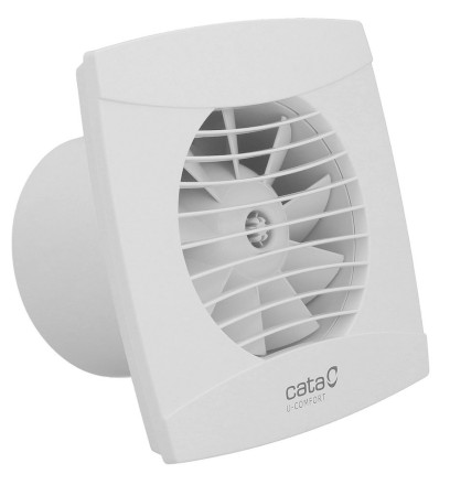 UC-12 TH koupelnový ventilátor axiální s automatem, 12W, potrubí 120mm, bílá 01300200