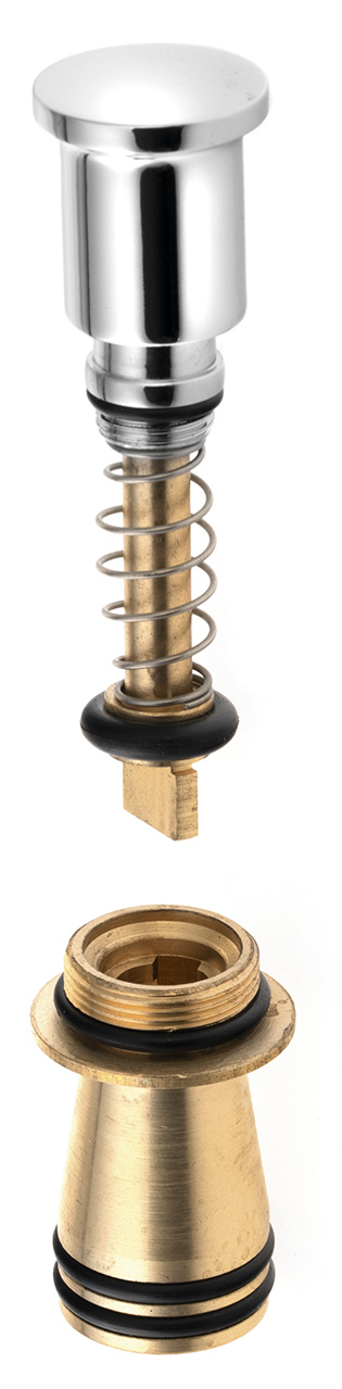 Přepínač s ovladačem pro baterii, chrom BV357-03