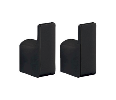 PIRENEI háček, balení 2 ks, černá mat PI2714