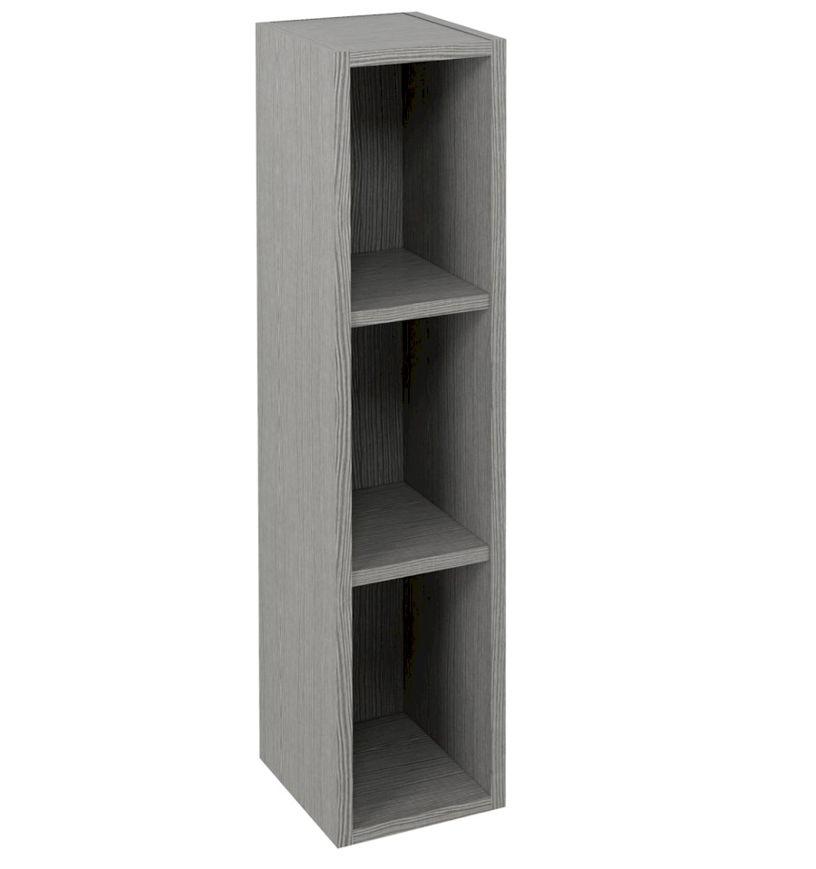 ESPACE otevřená policová skříňka 20x94x22cm, dub stříbrný ESC130-1111