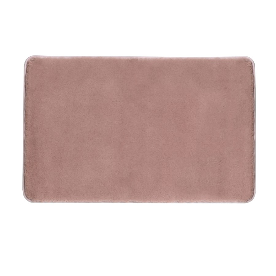 FUZZY koupelnová předložka, 60x100cm, 100% polyester, protiskluz, růžová 96FY100610
