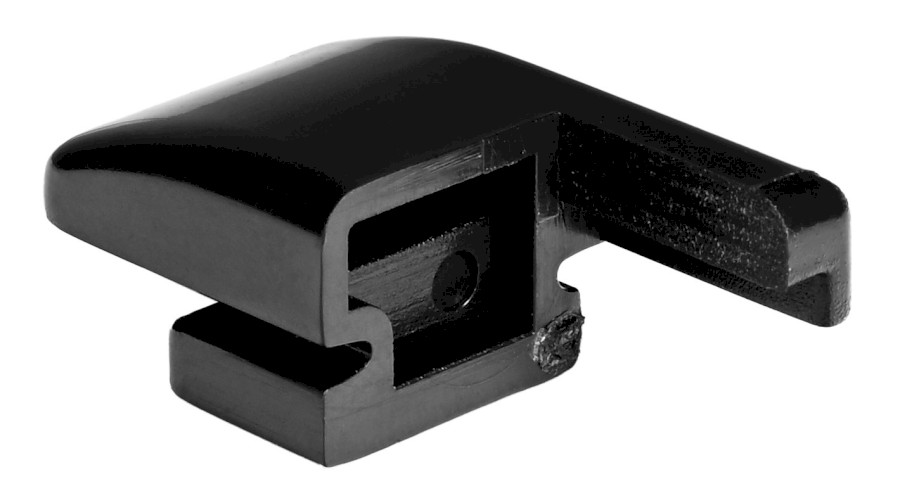 NDAE079LB (61349) EASY BLACK úchyt pevného skla, levý NDAE079LB