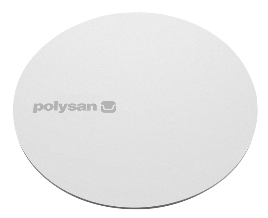 72731W (59460) MIRAI kruhová krytka sifonu, bílá 72731W