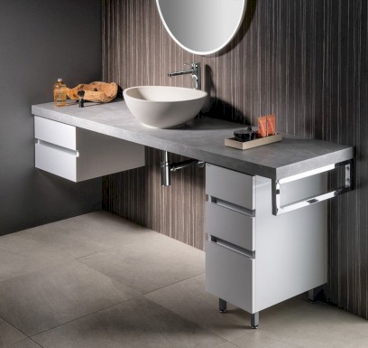 AVICE deska pod umyvadlo 190x50cm, tl.5cm, cement AV197