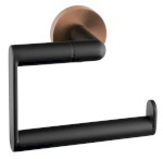 WS017BC (59061) LARISSA držák toaletního papíru, černá/měď mat WS017BC
