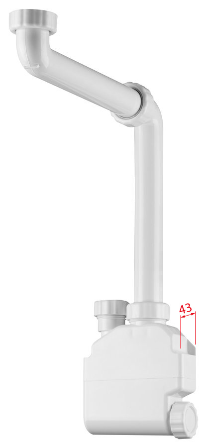 151.033.0 (56368) SQUID nábytkový sifon šetřící místo, 5/4