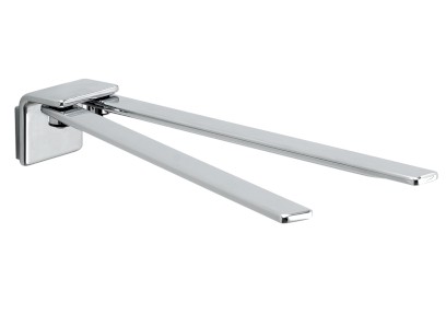 IL GIGLIO dvojitý držák ručníků otočný 350mm, chrom A92313