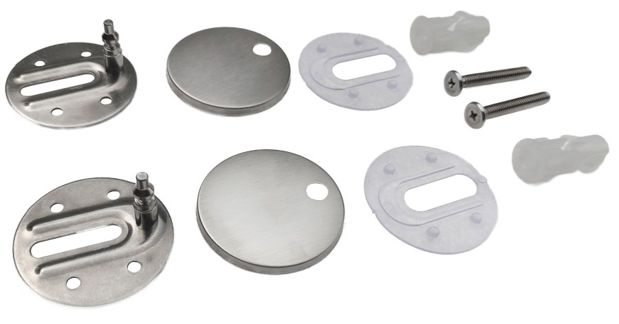 Sada 2 úchytů WC sedátka (PC107V) NDPC107V-2