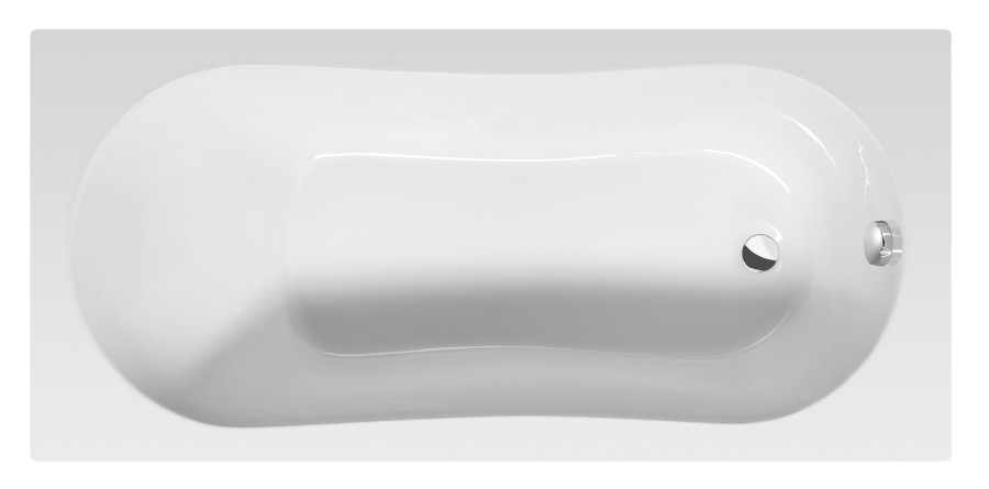 G1570 (8049) JIZERA vana 150x70x39cm, bílá G1570