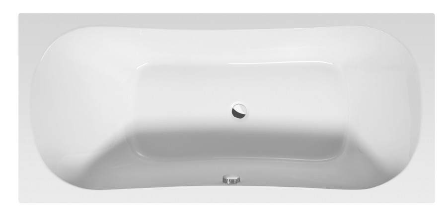 G1880 (15182) JIZERA vana 180x80x39cm, bílá G1880