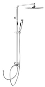 Sprchový sloup k napojení na baterii, hlavová, ruční sprcha, chrom 1202-29