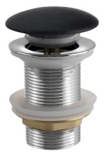 2401-931 (40884) BLOK umyvadlová výpust 5/4“, click-clack, zátka matný černý marquin 2401-931