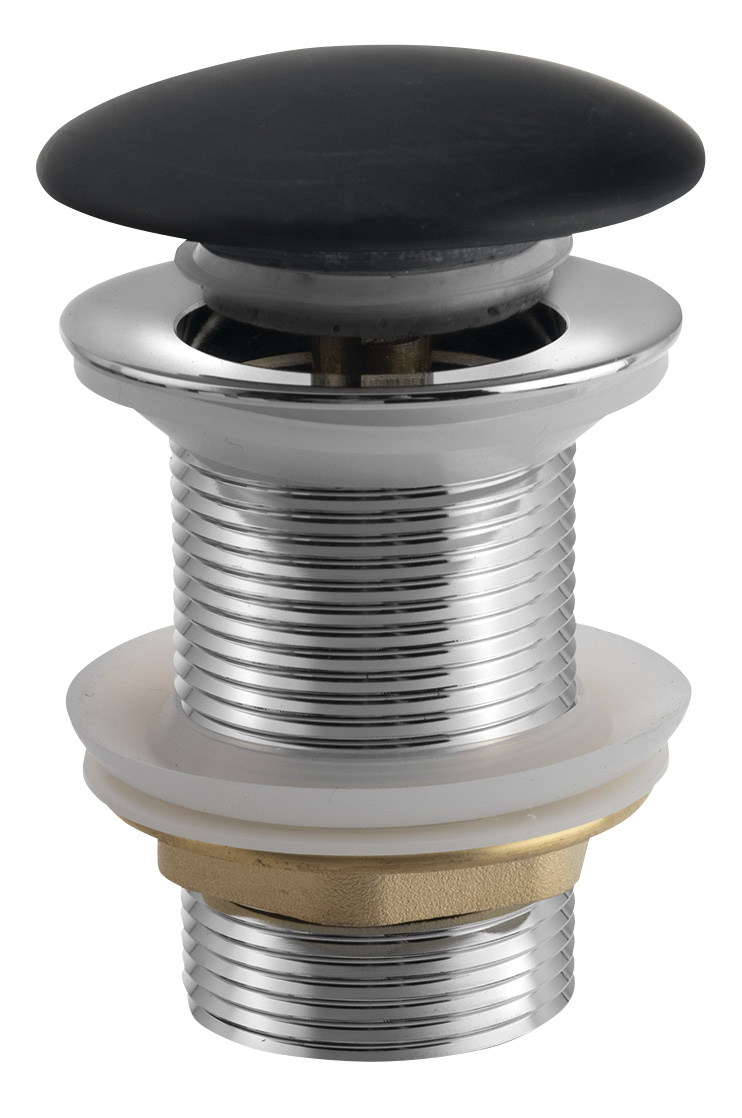 2401-931 (40884) BLOK umyvadlová výpust 5/4“, click-clack, zátka matný černý marquin 2401-931