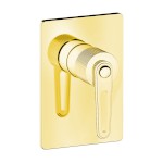 BEBÉ podomítková sprchová baterie, 1 výstup, zlato BB041/17